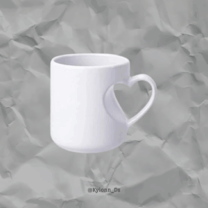 Taza forma corazón 11 oz