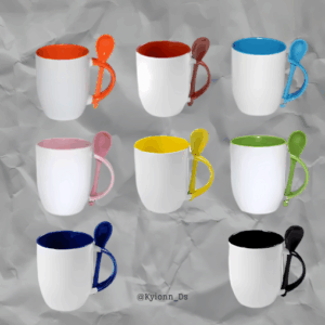 Tazas con Cuchara 11oz