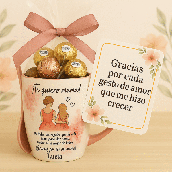 TAZA AMOR DE MAMÁ – Regalos corporativos edición dia de las madres